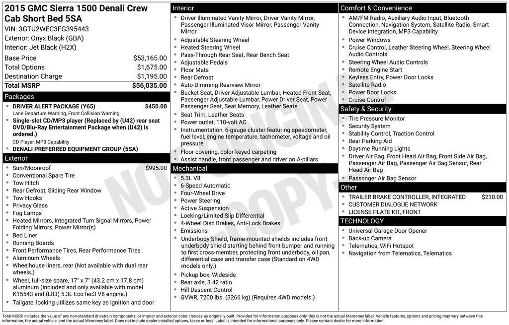 gmc sierra 1500 denali 2015 3GTU2WEC3FG395443 image gmc sierra 1500 denali 2015 3GTU2WEC3FG395443 image